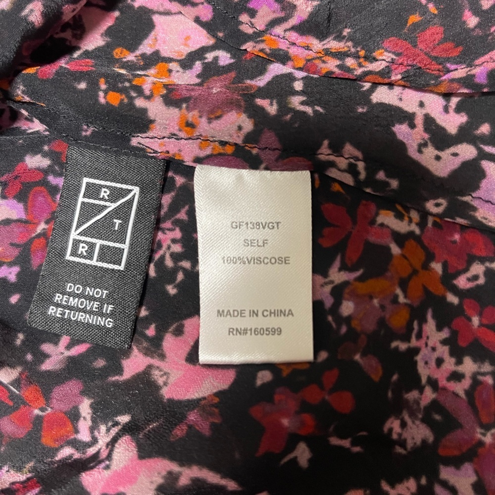 Gilner Farrar Riley Blouse In Midnight Garden - Picture 9 of 10